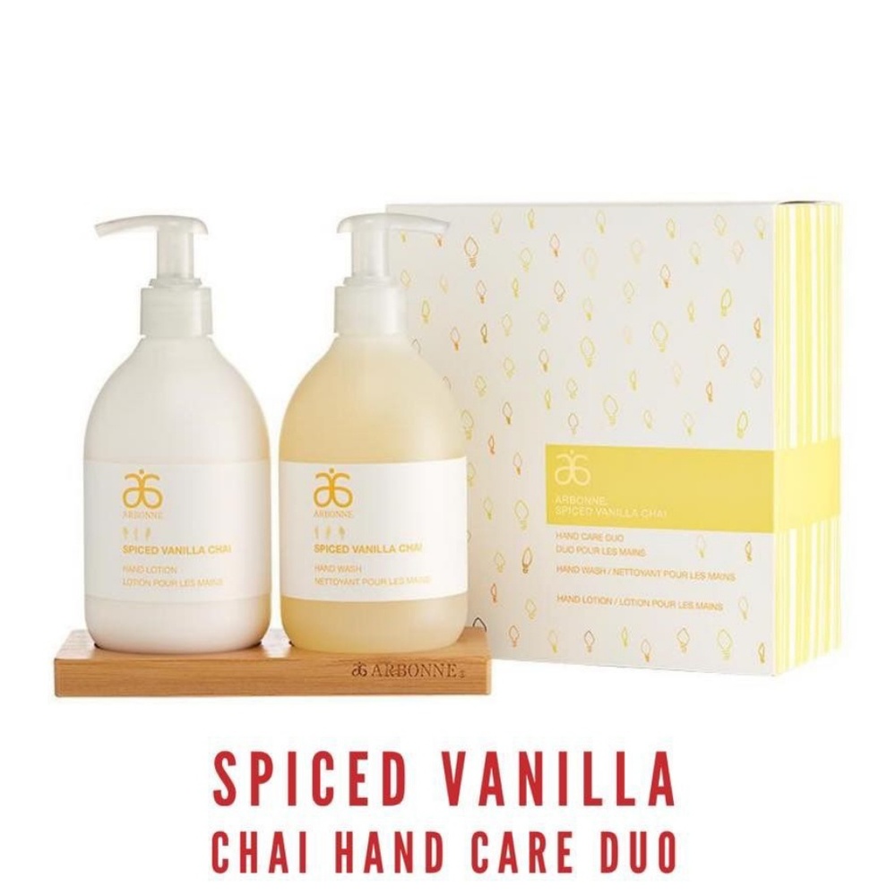 Arbonne Spiced Vanilla Chai Hand Care Duo